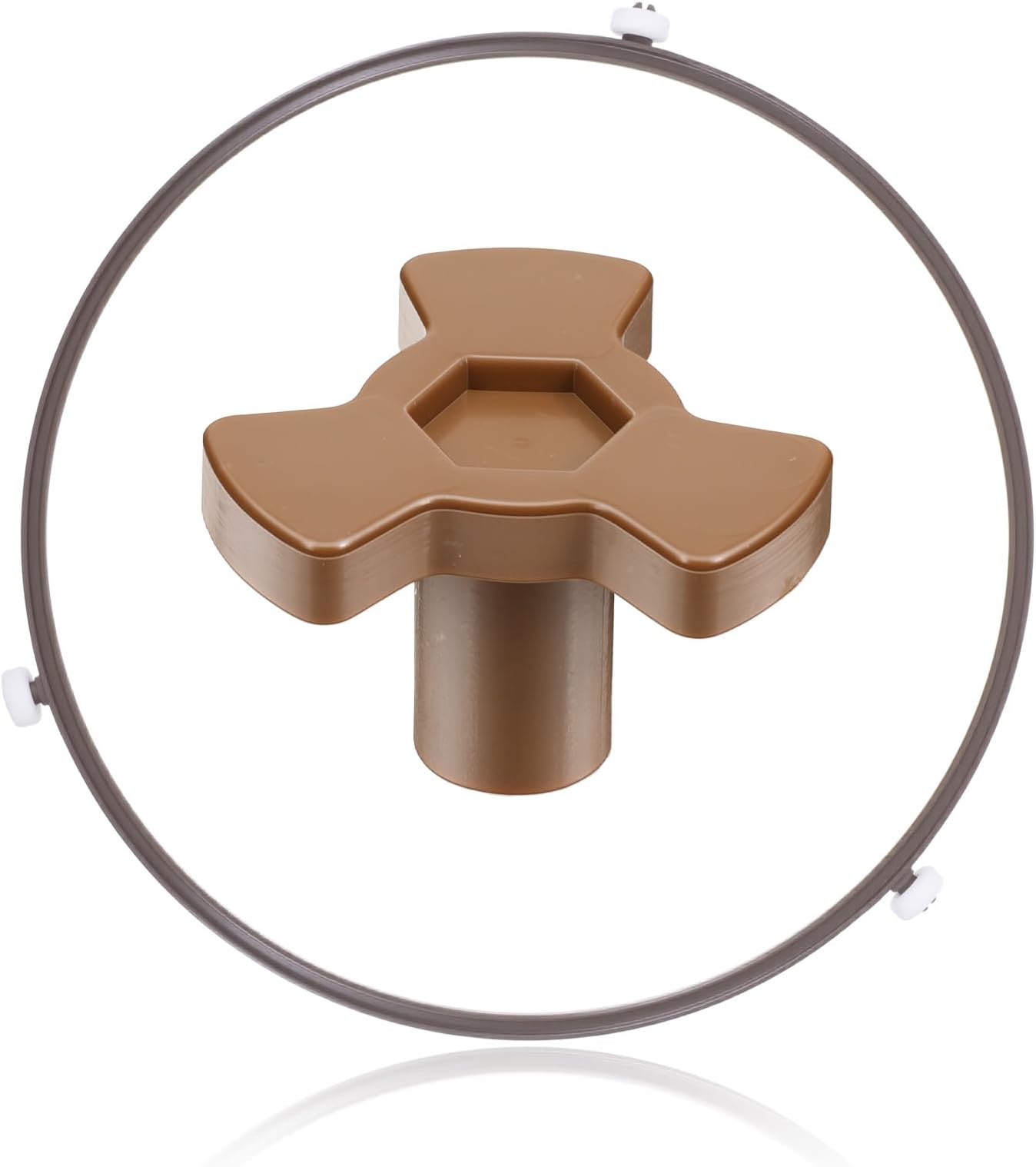 - 2 Pcs Microwave Roller Ring,8.74-inch Microwave Roller Ring Replacement for Glass Tray, Fixes Stuck or Noisy Turntables, Smooth Heating Compatible with Most Brands