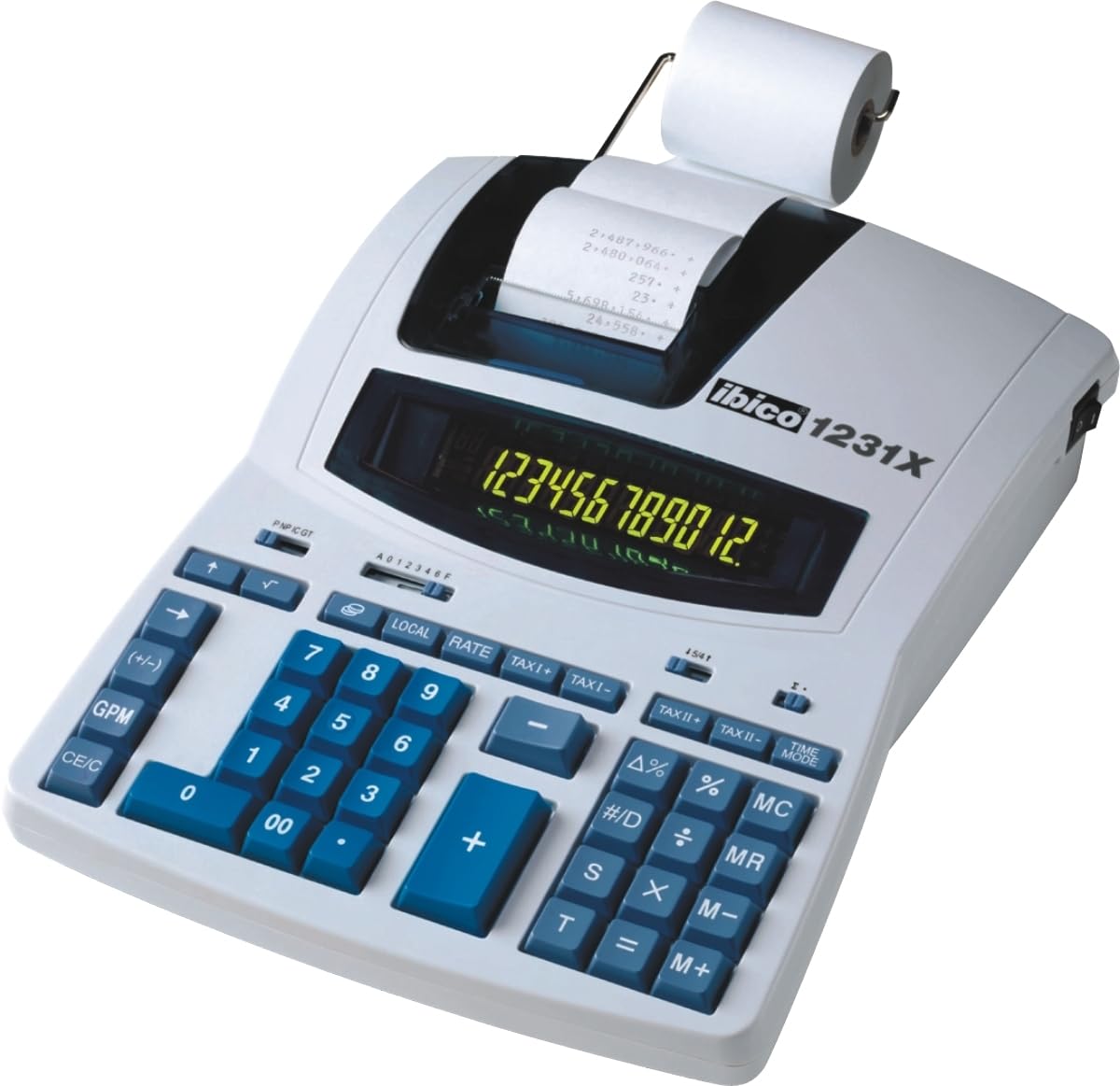 Ibico IB404009 - Calculadora impresora, 12 dígitos