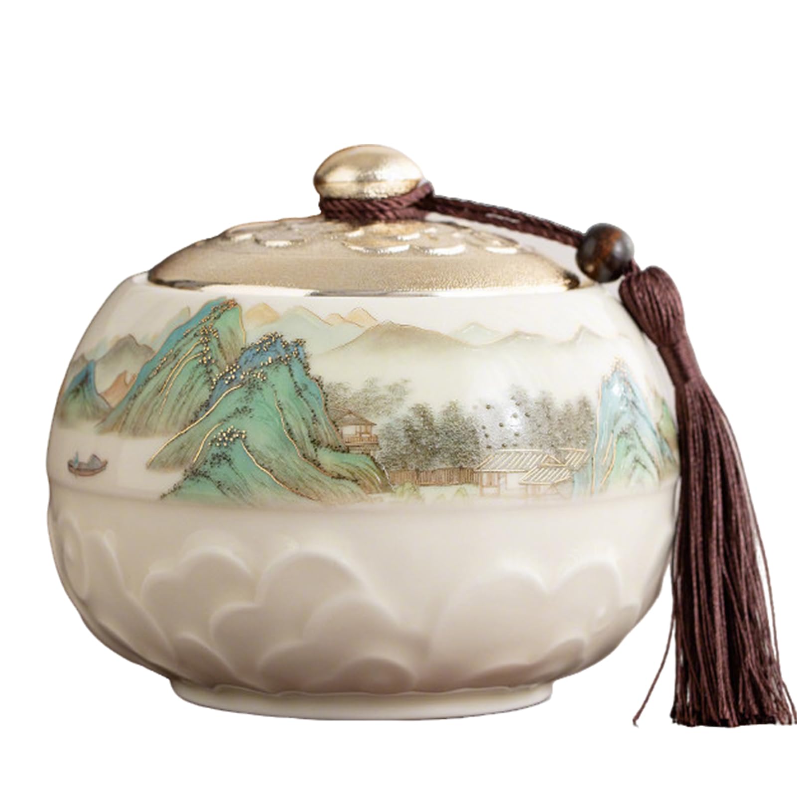 DQZRTUECA Ceramic Airtight Lid Tea Canister
