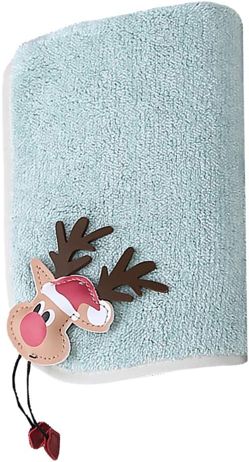 TOYANDONA 1pc Soft Water-Absorbent Christmas Face Towels for Holiday Decor Washcloths for Home Hotels and