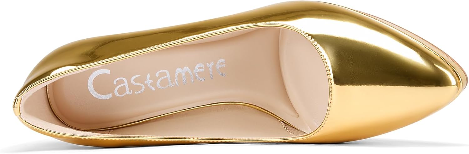 Castamere Womens High Heels Platform Pumps Slip-on Stilettos 12CM Heel Office Dress Shoes