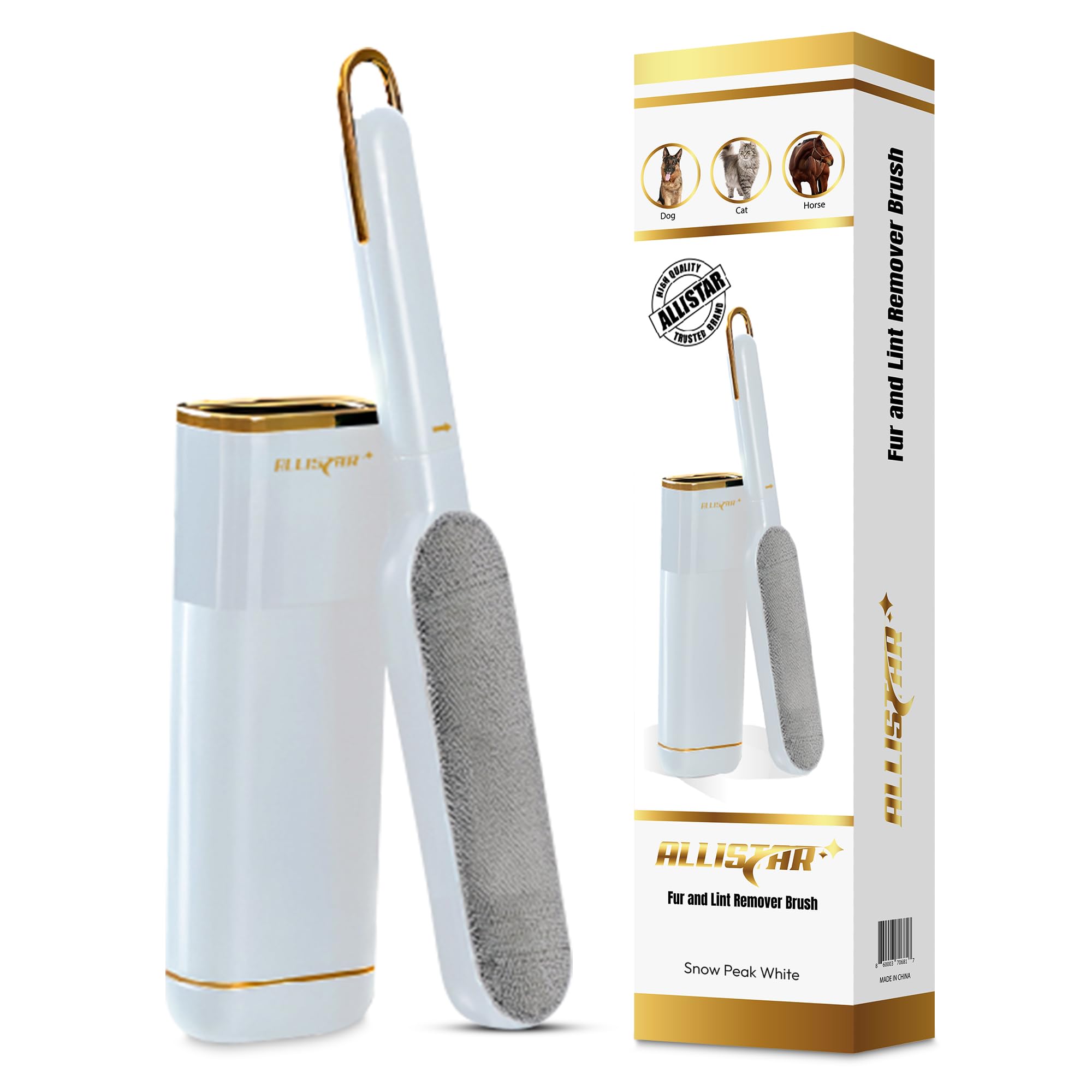 ALLISTAR Lint Brush Snow Peak White