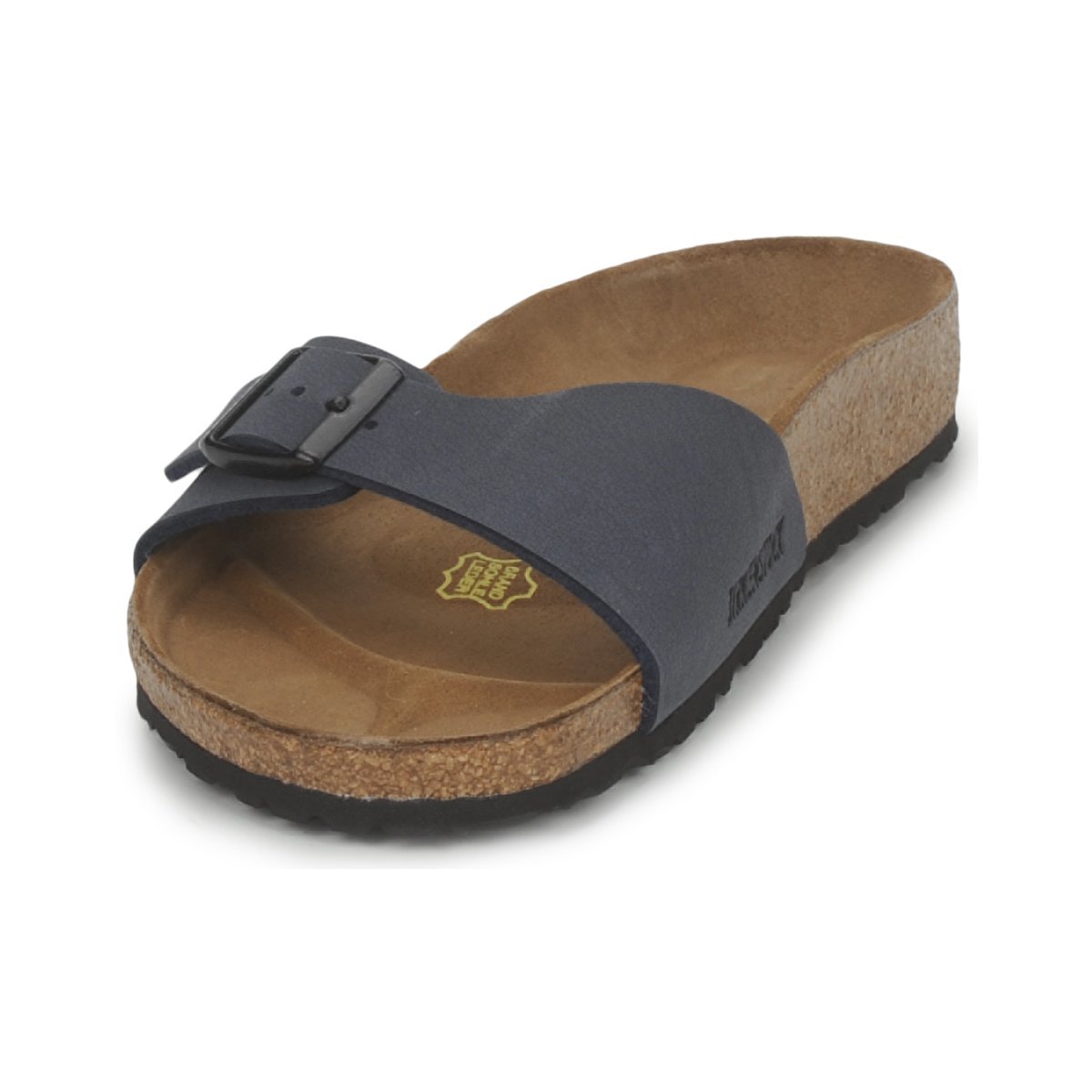 Birkenstock, Madrid Birko-Flor, Sandali, Unisex - Adulto, Blu (Navy), 40 EU (Normale)
