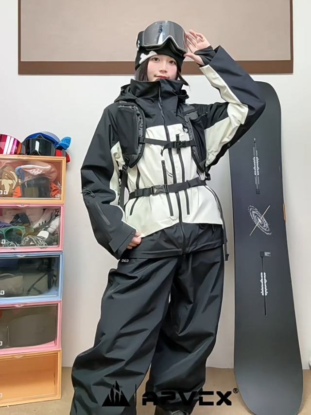 Amazon.co.jp: スノーボードウェア 上下セット メンズ レディー 耐水圧