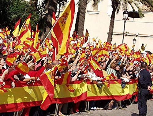 Rollo de Bandera de España (Sin Escudo 90 cm x 45 M)