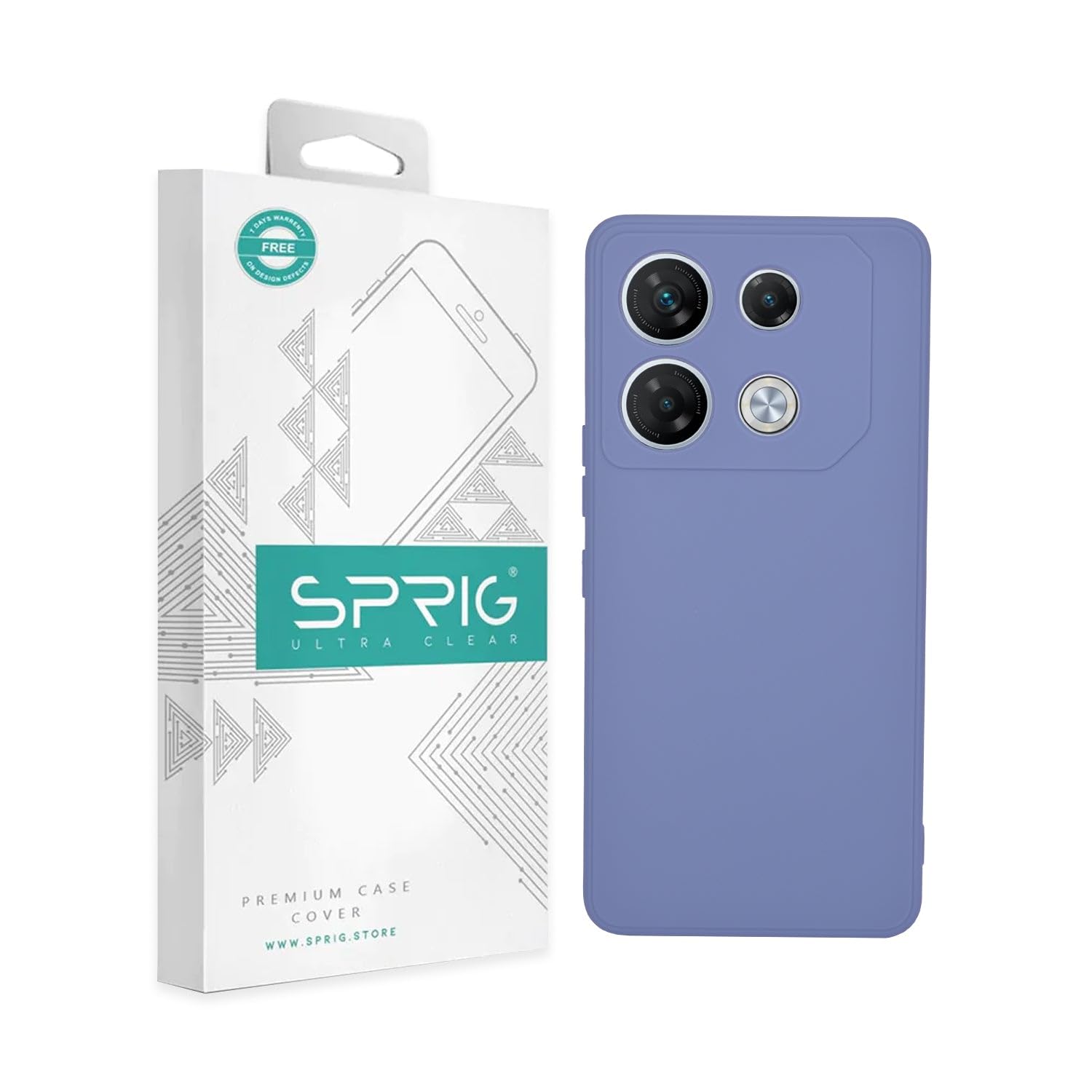 SPRIG Compatible with Infinix GT 10 Pro Phone TPU Premium Back Cover Drop Tested Shock Proof Case for Boys and Girls with Camera Protection (Lavender Grey) (B0CYDL67FM) Amazon Price History, Amazon Price Tracker