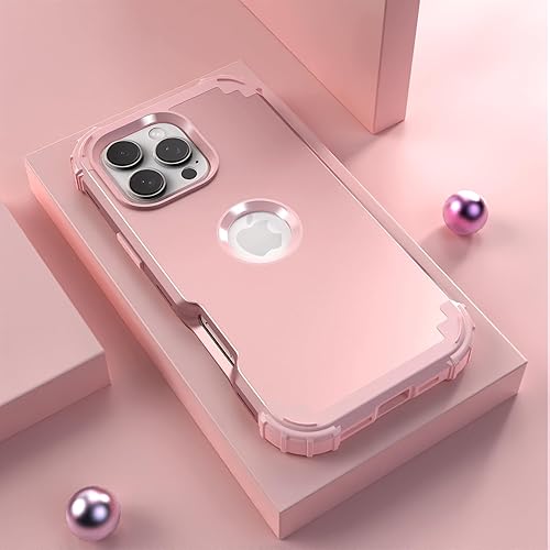 Miniatura 3 de IDweel Funda para iPhone 16 Pro Max con protector de pantalla para mujer, 3 en 1, a prueba de golpes, ajuste delgado, híbrida, resistente, cubierta