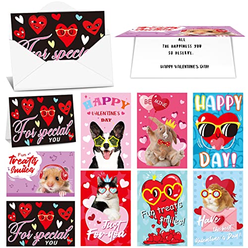 Cartes de Saint Valentin pour enveloppes de remerciement école