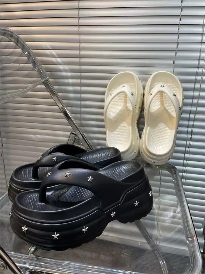 Wedge Platform Sandals for Women,Cozy Non Slip Shower Slides Beach Sandals,Summer Open Toe Slippers for Indoor and Outdoor2