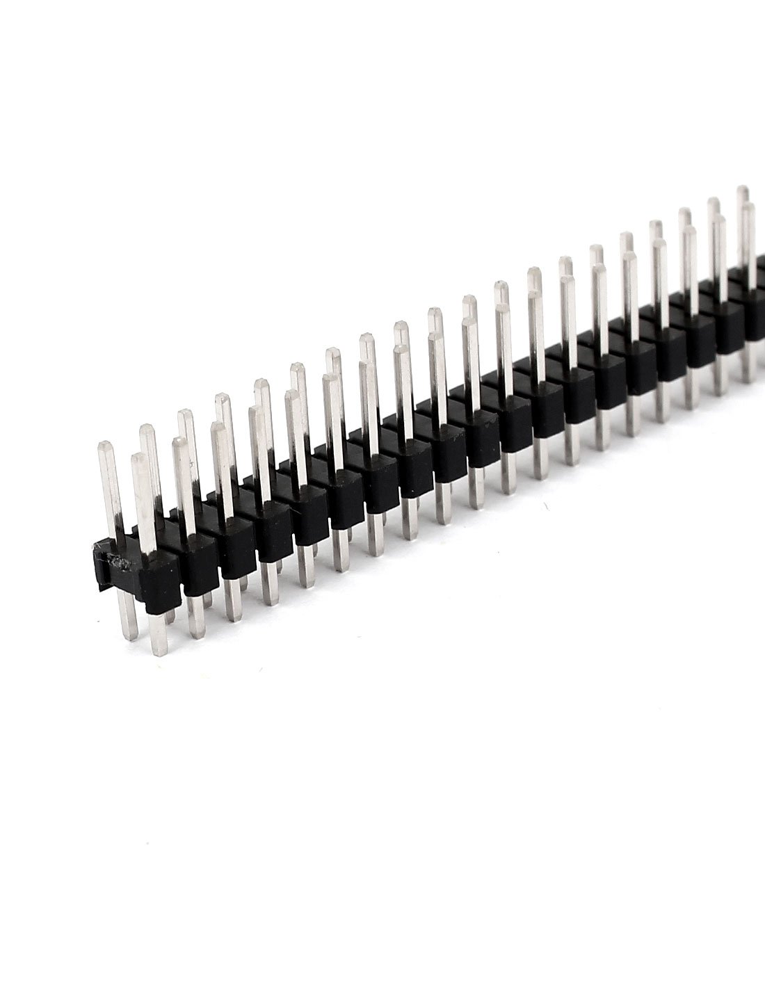 Aexit 9 Pcs Audio & Video Accessories 40 Pins 2.54mm Pitch Dual Rows Straight Male Connectors & Adapters Header Connector