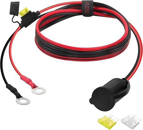 Enchufe adaptador de enchufe 14AWG de 4 pies  3.9 ft con terminal de ojal