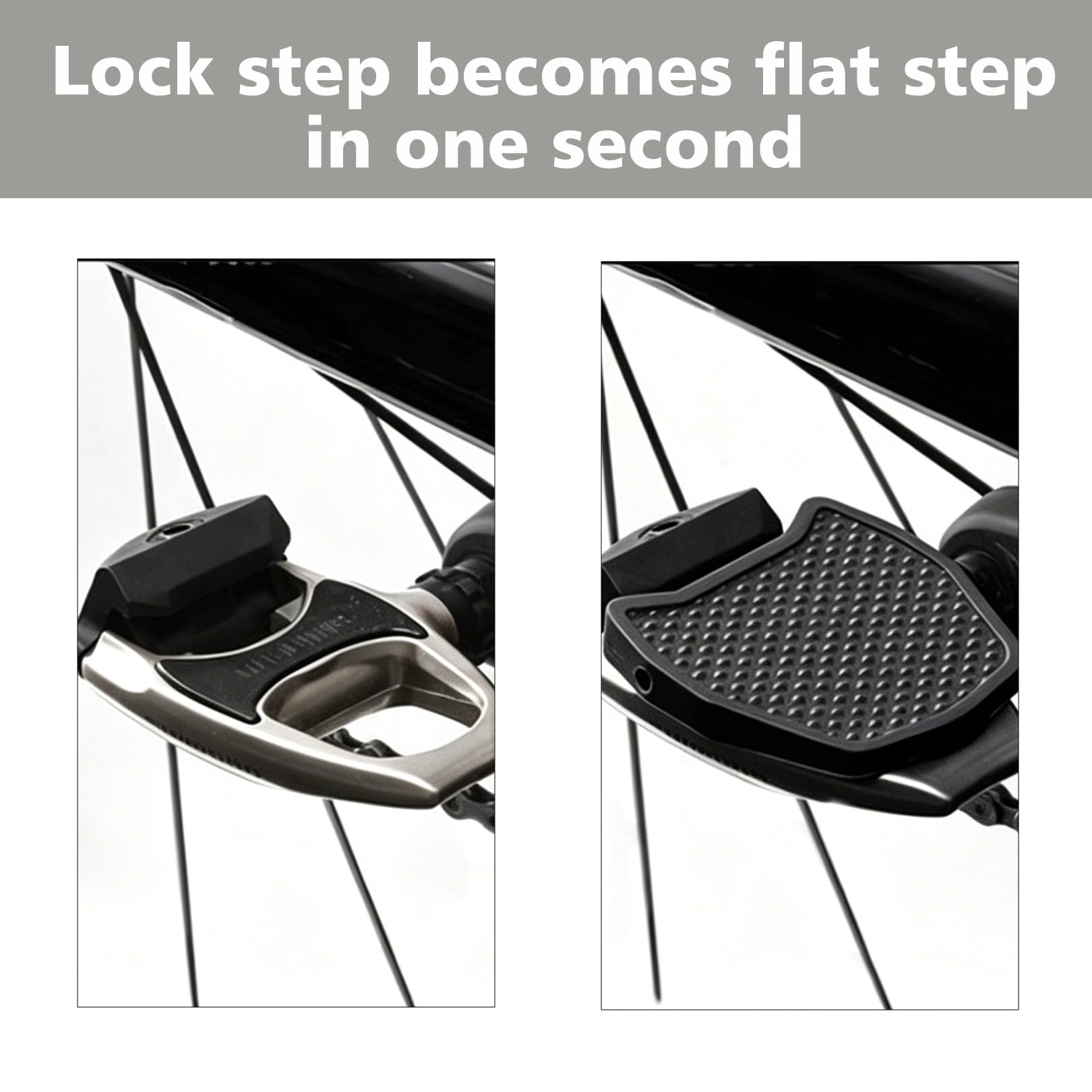 Pedale Plate,Pedaladapter,Pedal Konverter für Shimano SPD-SL Klickpedale