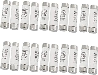 New Lon0167 20 Pcs 500V 16A Cylinder Cap Ceramic Fast Fuse Links 10x38mm(20 Stk. 500 Î½ 16A Zylinderkappen-Keramikschnellsicherungsverbinder 10x38mm