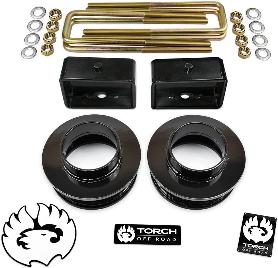 TORCH 3" Front 3" Rear Lift Kit For 1999-2007 Chevy Silverado GMC Sierra 1500 2WD 4X2 RWD (Coil Spring Suspensions ONLY)