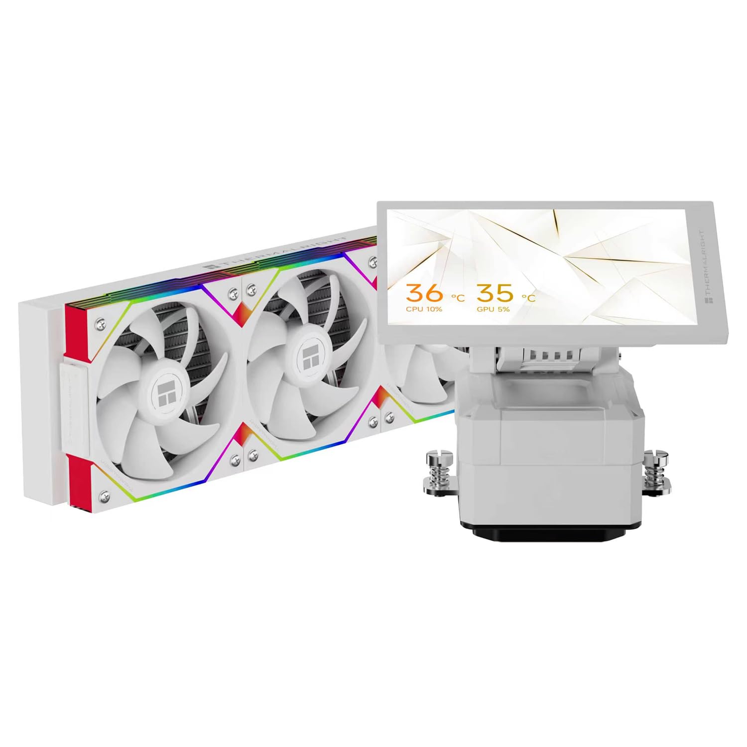 TR DV 360 ARGB WHITE Raffreddamento ad acqua
