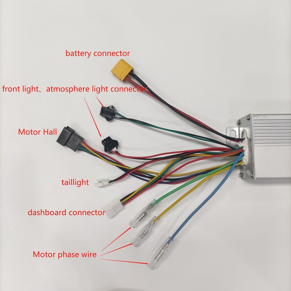 Centralina Monopattino Elettrico Accessori for Pezzi di Ricambio della Scheda Madre del Controller dello Scooter Elettrico(S1-ES9 Controller)