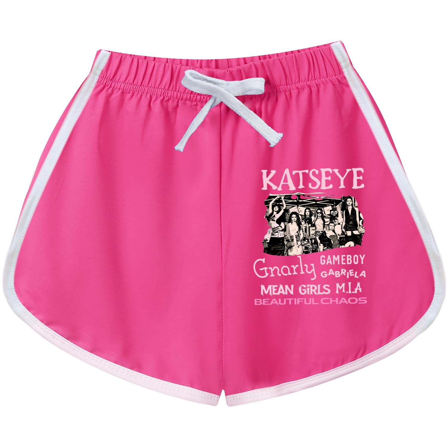 KATSEYE - Tuta da ginnastica per bambini con maglietta e pantaloncini, 2 pezzi
