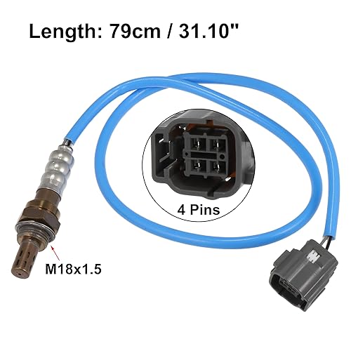 Miniatura 3 de X AUTOHAUX Reemplazo L33M-18-861 Sensor de oxígeno O2 de relación de combustible trasero aguas abajo para Mazda CX-7 2.3L 2007-2012 para Mazda 626