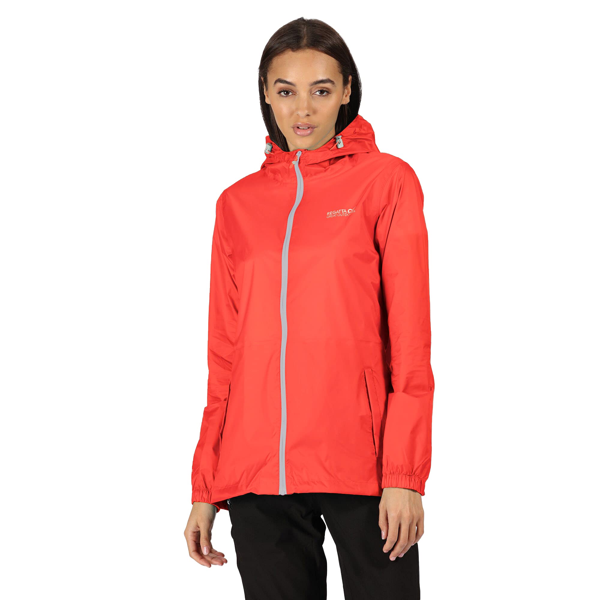 Regatta Pack It Iii Women's Waterproof and Breathable Lightweight Packaway Outdoor Jacket - Multicolour - 46