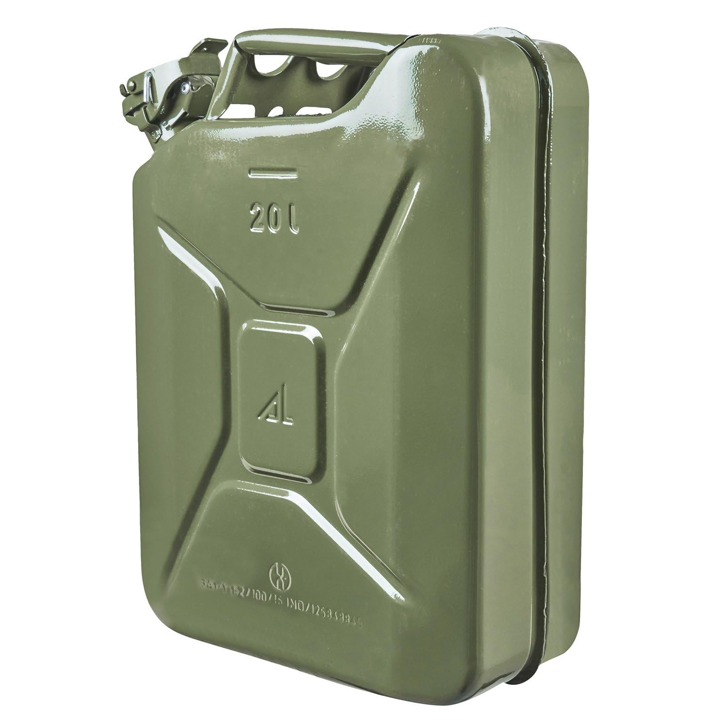 Jerry Can 20L with Nozzle Olive Green PESO Approved-image-3