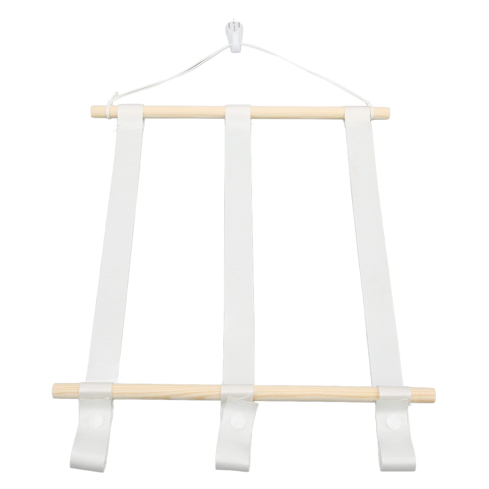 01 02 015 Hair Accessories Organizer, Wooden Rosette Holder Wall Mural Solid Durable Simple Rosette Clamp style 1