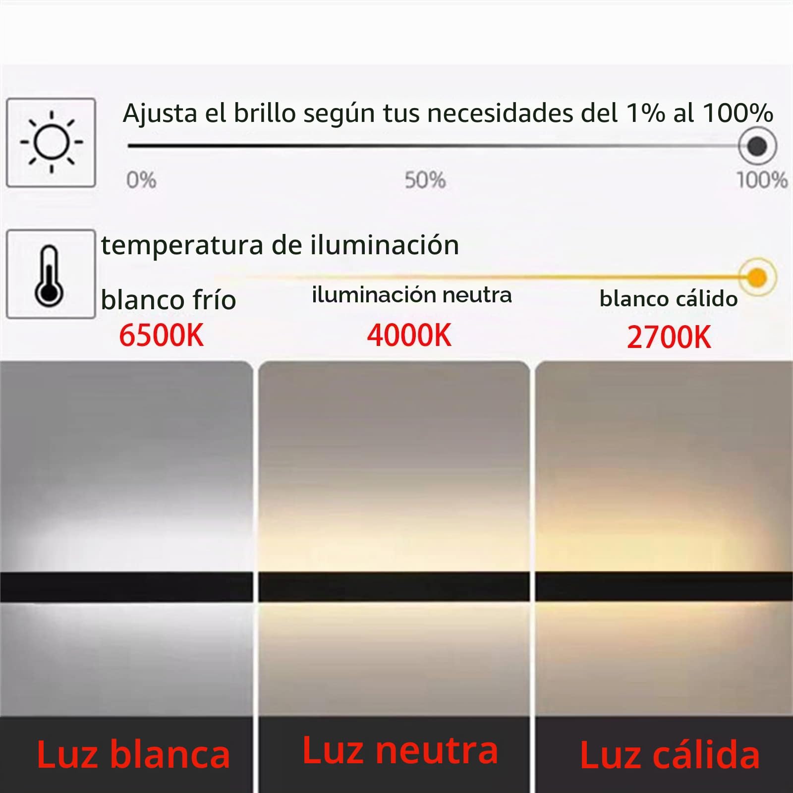 Luces LED Exterior Jardin Aplique de Pared con Mando a Distancia Regulable Lámpara de Pared Interior Largo Barra de Luz Impermeable IP65 Negro Salón Porche Terraza Iluminación de Pared (120cm 66W)