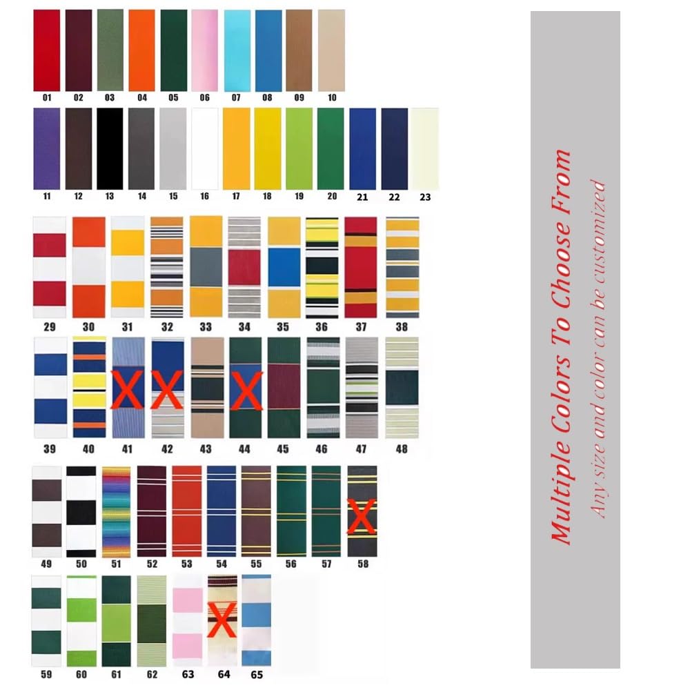 Tissu De Rechange for Auvent Rétractable De Terrasse Toile D'auvent Store Banne De Remplacement pour Patio Extérieur 200/250/300/400/500/600cm(Lake Blue,10x6.5ft/300x200cm)