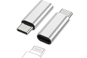 2-Pack Lightning to USB-C Adapter for iPhone 15: Fast-Charge Your Devices