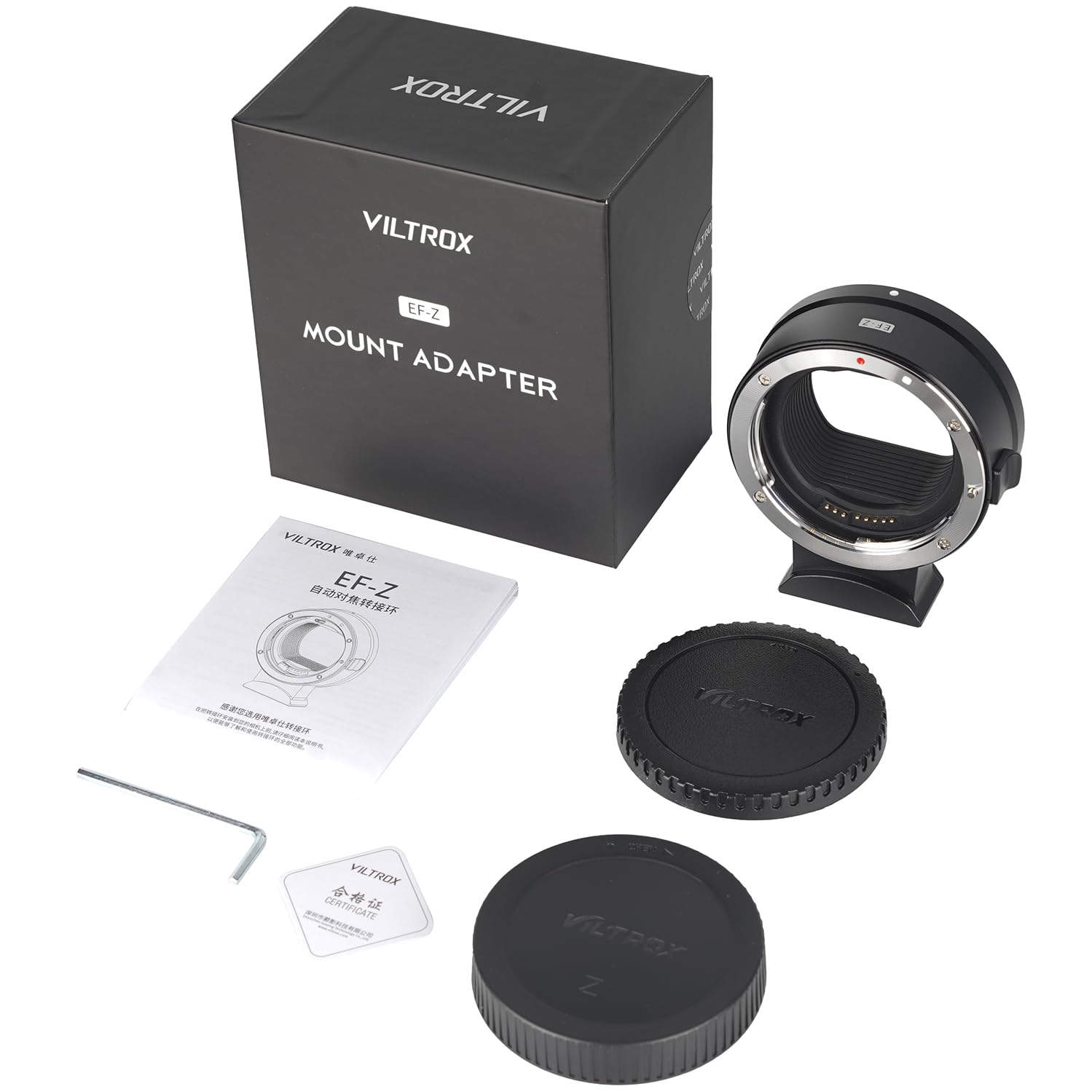 EF-Z - Adattatore elettronico per obiettivo con messa a fuoco automatica, compatibile con obiettivi Canon EF/EF-S su fotocamera Z-Mount NIK0N Z5 Z50 Z6 Z6II Z6III Z7 Z7II Z7III Z8 Z30 Zfc