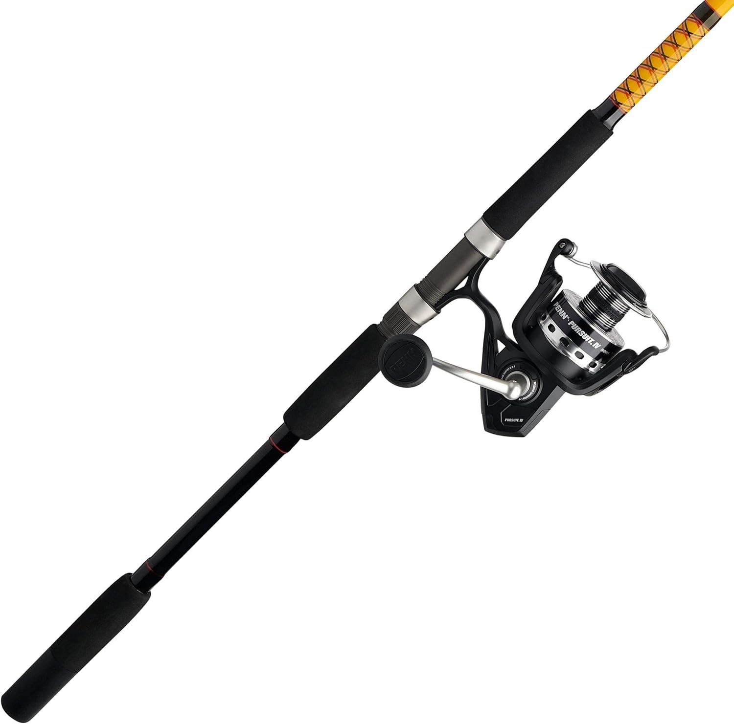 Ugly Stik Bigwater Fishing Rod & Penn Pursuit IV Spinning Reel Combo 8000 Size Reel - 9' - Medium Heavy - 2pc