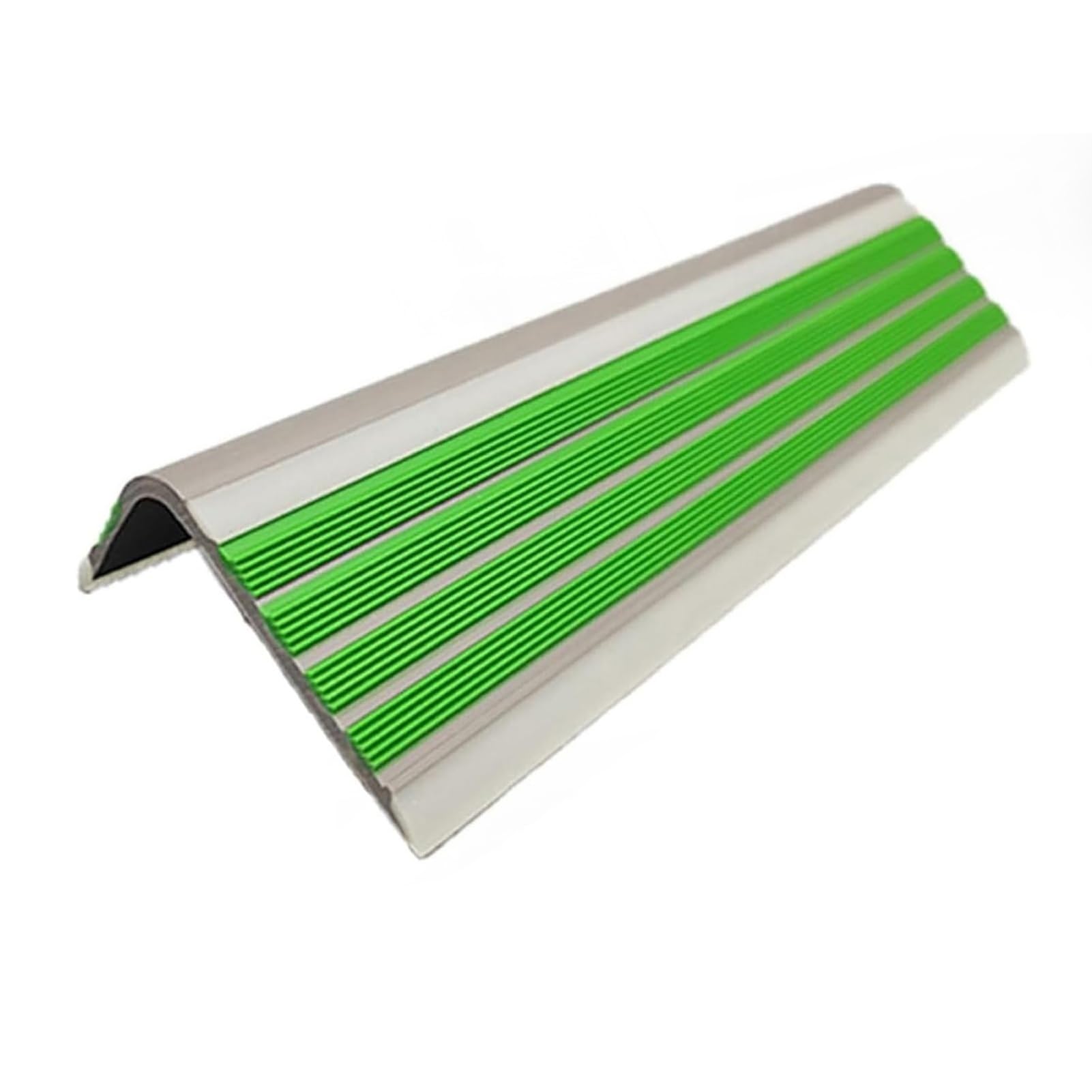 Odblaskowa antypoślizgowa taśma bezpieczeństwa L-Sd 500 cm / 1000 cm, 50 mm x 25 mm, świecąca w ciemności, idealna dla seniorów i dzieci (zielona, 1000 cm)