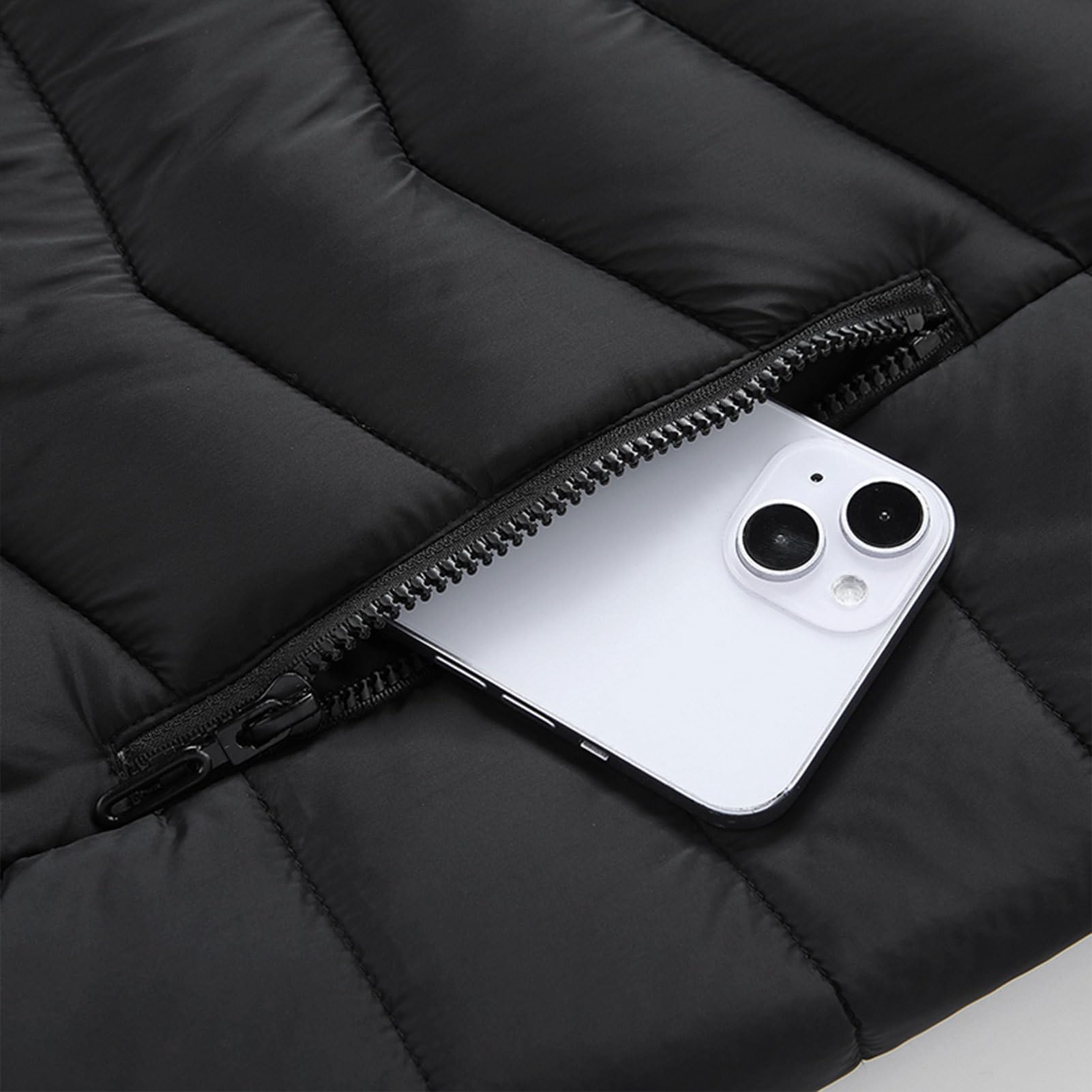 Abrigo calentado, chaqueta calentada | Abrigo térmico Chaquetas cálidas Carga USB Calentador de cuerpo de invierno,Chaquetas de esquí Chaqueta calentada por USB Calentamiento rápido para senderismo y
