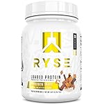 RYSE Loaded Protein Powder - Cinnamon Toast - 25g Whey Protein Isolate & Concentrate with Prebiotic Fiber & MCTs - Low Carb, Low Sugar, Digestive-Friendly - 20 Servings / 1.5 lb Tub
