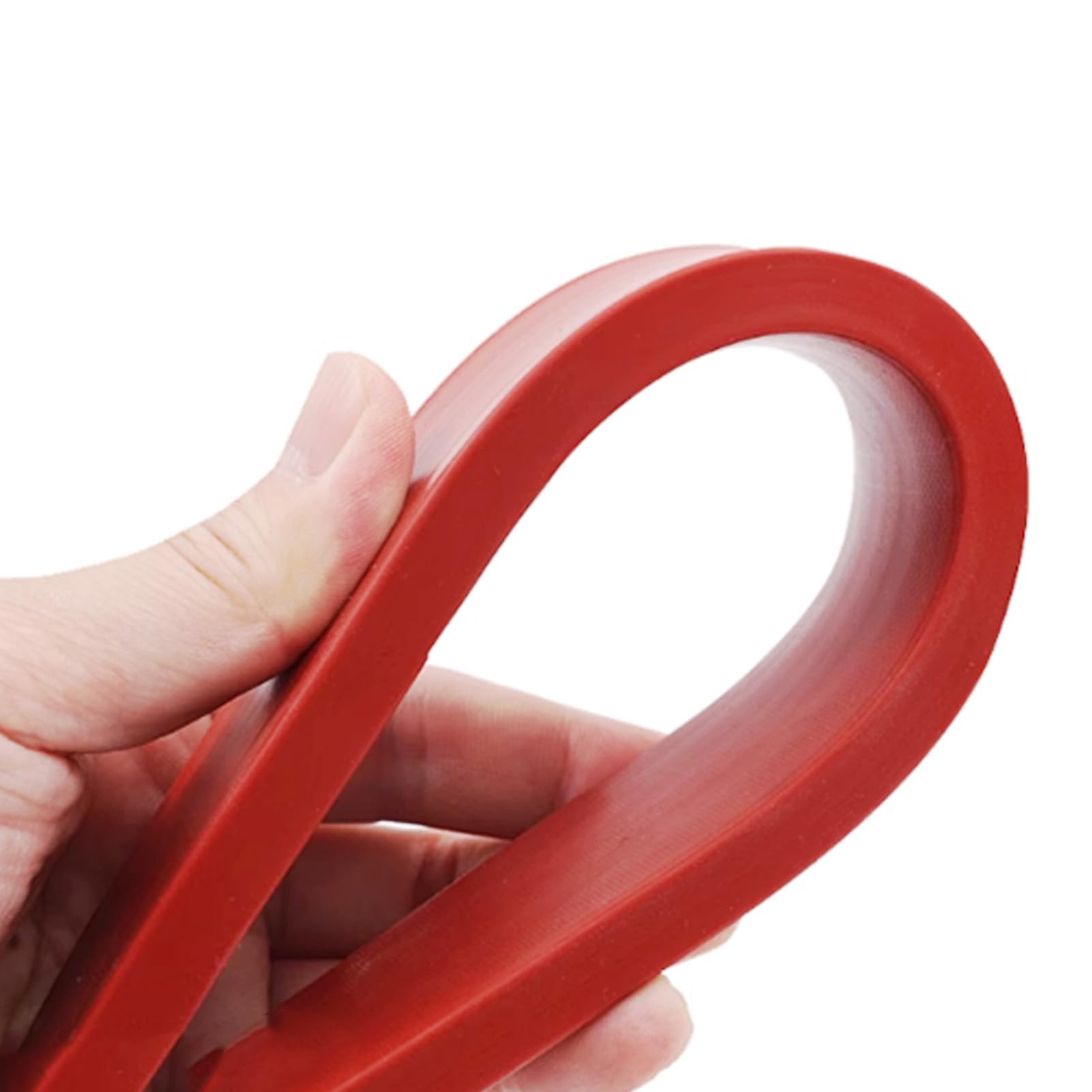 Square Sealing Strip Red Solid Silicone Rubber Sealing Strip Nonslip 1m Length 15mm Thick Width 15-50mm(Width 25mm)