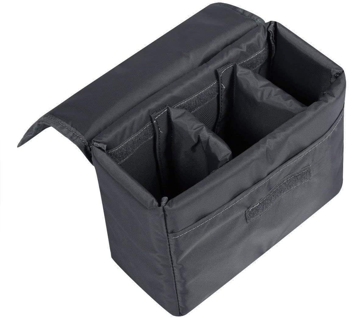 Waterproof Shockproof Practical Foldable Padded DSLR SLR TLR Camera Protection Insert Bag Lens Camera Grey