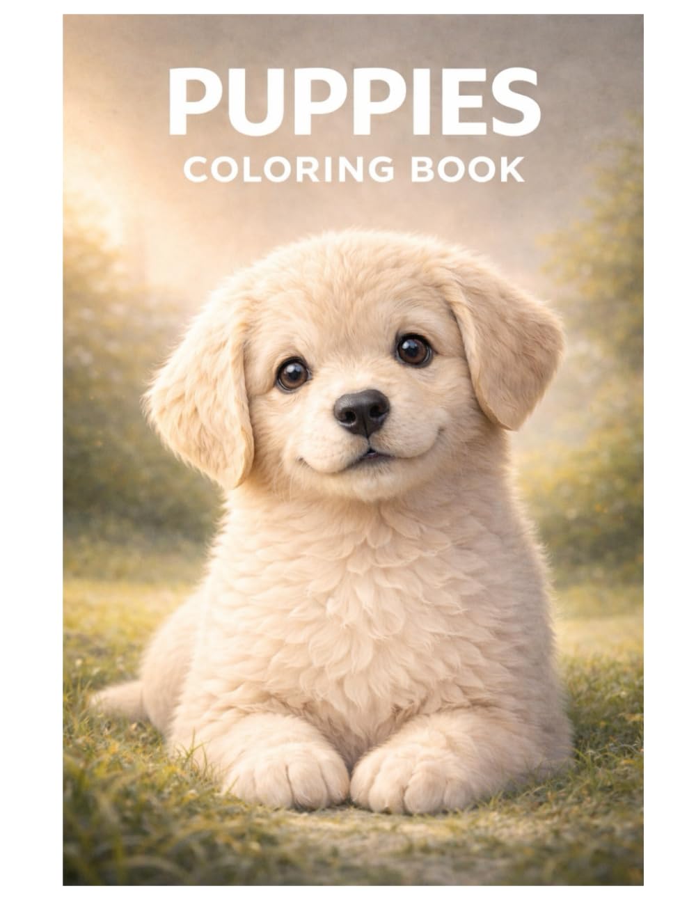 Puppies Coloring Book: Cute Puppy Illustrations for Kids, Teens, and Adults