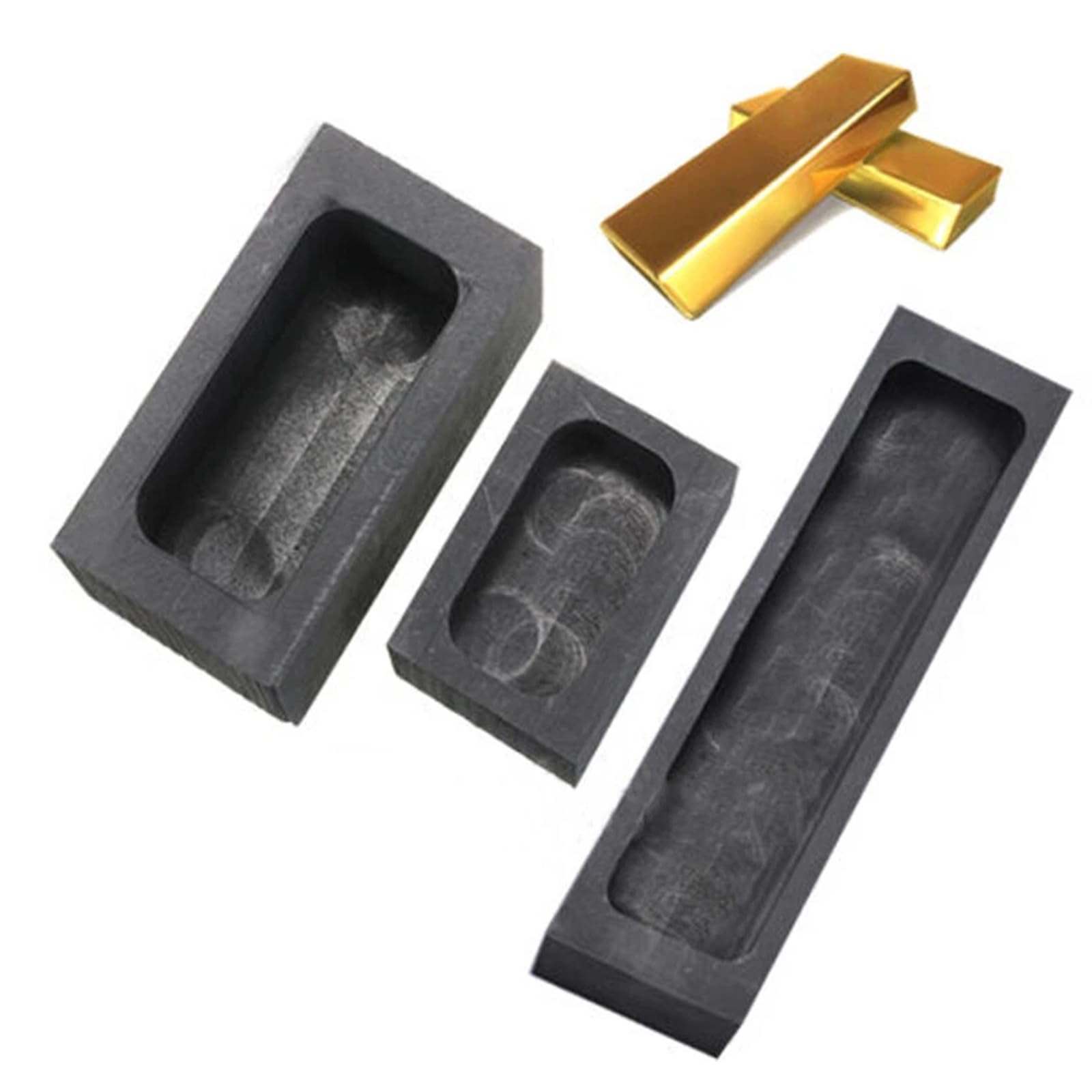 Hochreine Graphitguss Schmelz Crucible Graphit Gussform Tiegel Barren für Schmelzen Casting Raffination Gold Silber Metall Aluminium Kupfer Messing