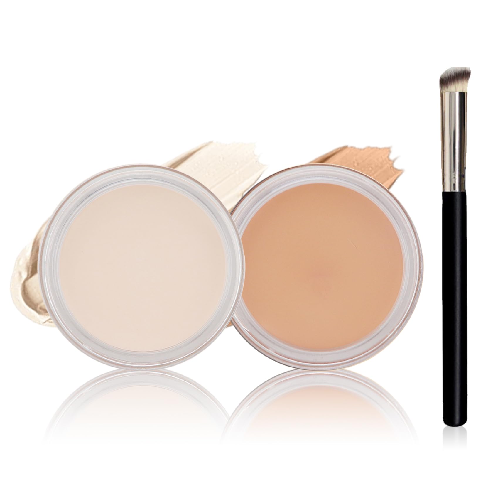 Under Eye Concealer for Dark Circles Color Corrector Pro Concealer de oieras Long-lasting Cover up Makeup Long-lasting,Waterproof-Set A-01+02