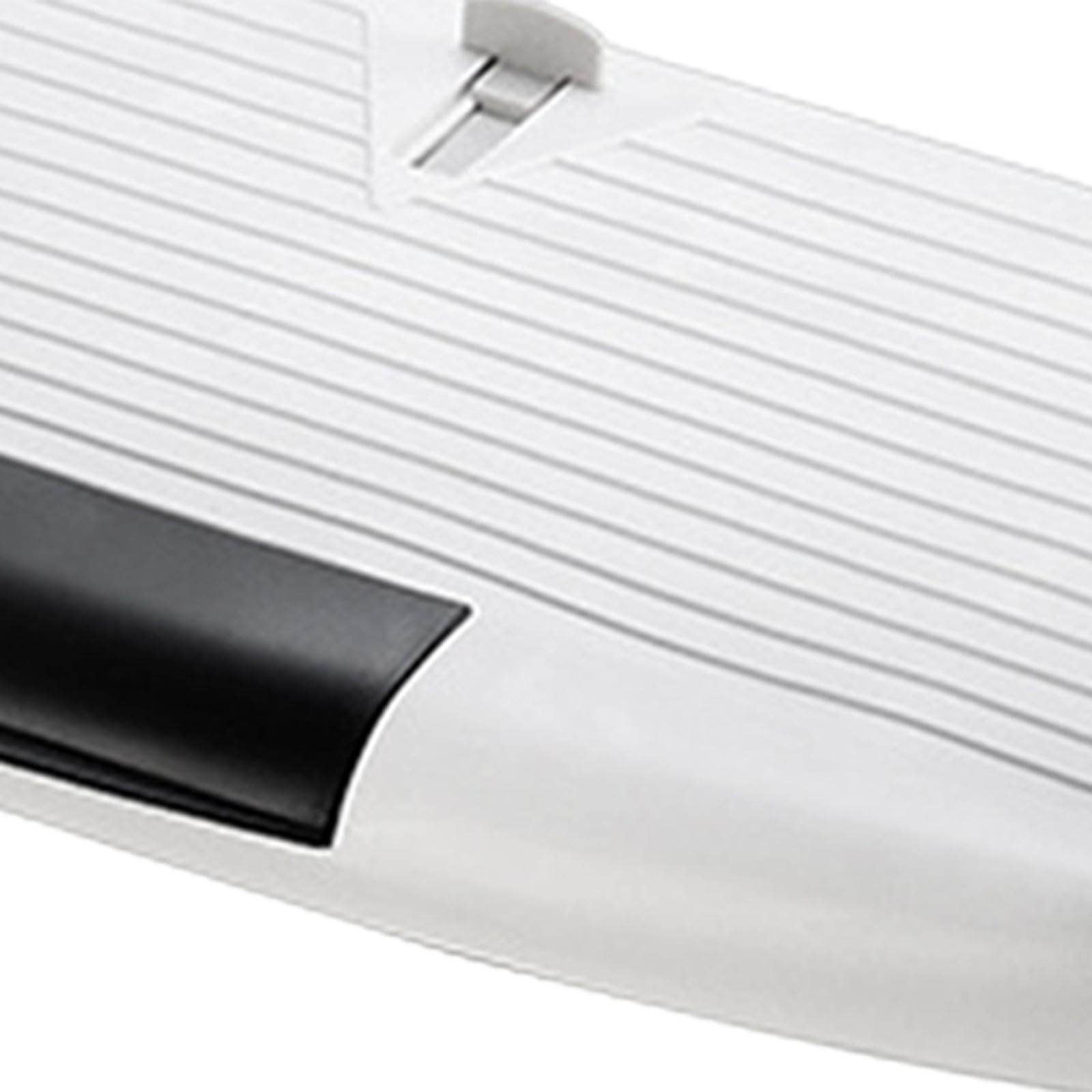 perfk Bandeja para teclado debajo del escritorio, cajón deslizante para teclado, bandeja extraíble con riel deslizante silencioso, cajón para computadora, Blanco