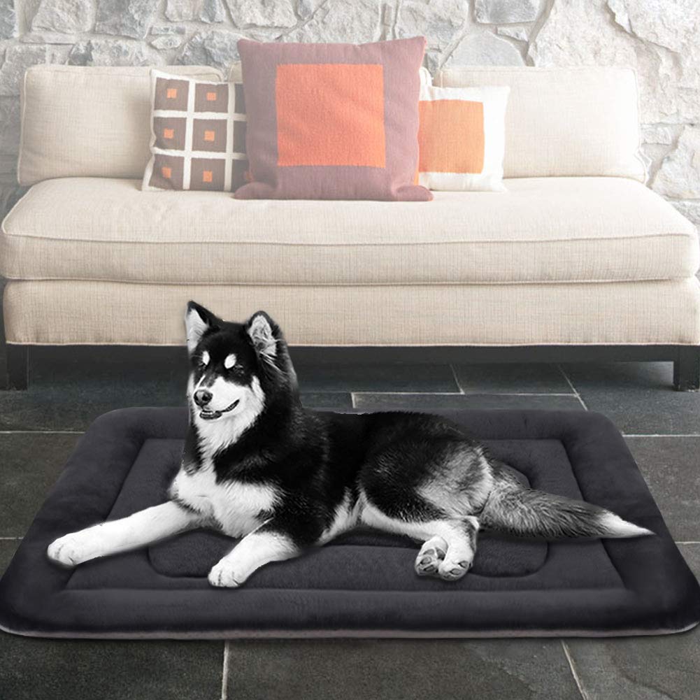 JoicyCo Extra Large Dog Bed Crate Mat 47 in NonSlip Washable Soft