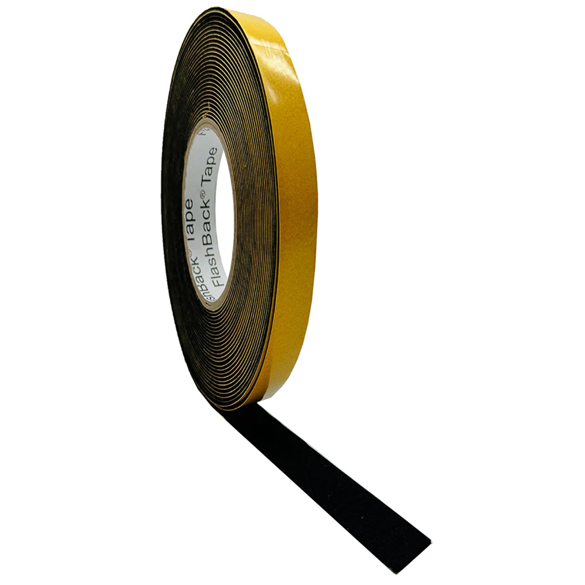 Flashback Black 1Mm Thick - Self-Adhesive Epdm Neoprene Substitute Sponge Strip (20Mm Wide)