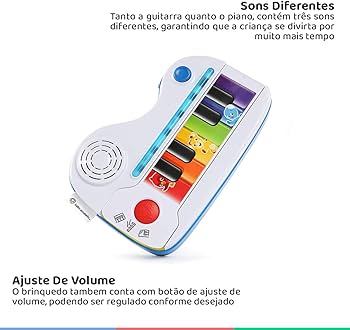 Baby Einstein Flip & Riff Keytar Musical Guitar and Piano Toddler