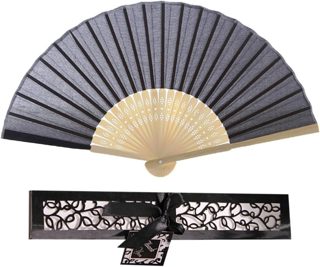 2pcs Classic Folding Fans for Women, Delicate Chinese Style Framework Fans, Easy to Carry and Elegant Decoration, for Wedding or Party Accessories
