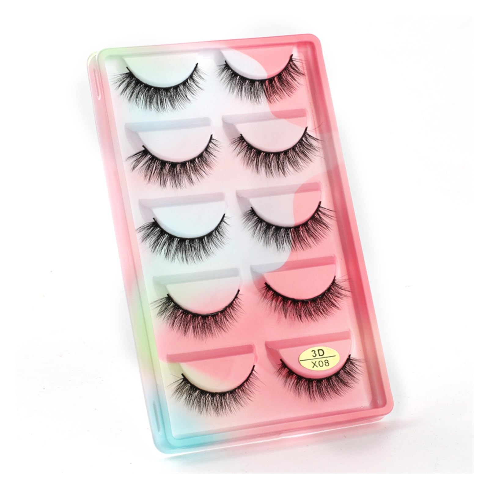 UAMOU 10 50 100 Boxes Mink Eyelashes Fluffy 3D Mink Lashes Makeup Natural Long Volume False Eyelashes Bulk