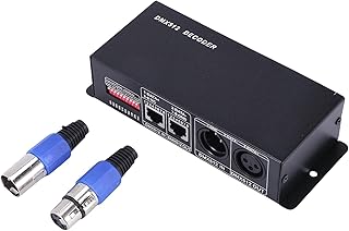 Nvanvmm DMX 512 4CH x 8A Decoder LED Controller 4 Channel Driver RGBW LED Tape DC 12V - 24V