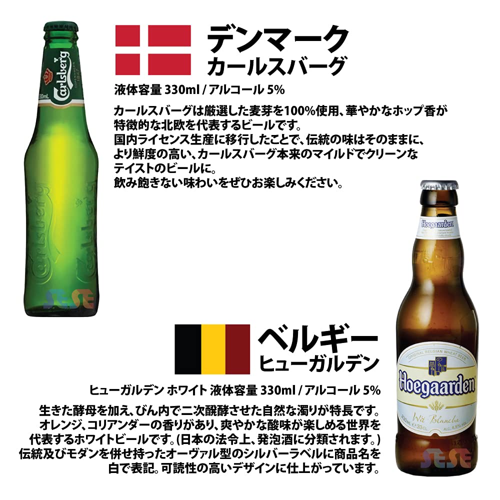 ハイネケン ミラー アメトイ 海外 酒 アメリカ アンティーク ウイス IbOO Amazon.co.jp: SESE 世界のビール 6本飲み比べセット バドワイザー