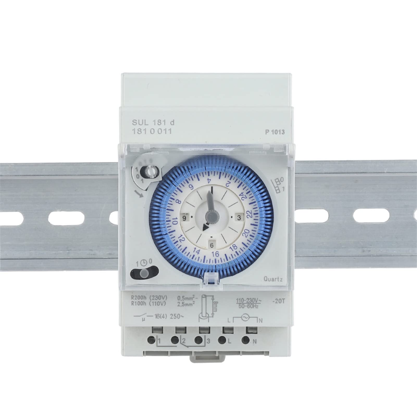 Programmateur 24 heures mécanique SUL181d pour éclairage et chauffage 220V