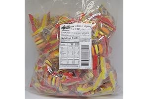 efrutti Mini Gummy Hamburger Candy Bags