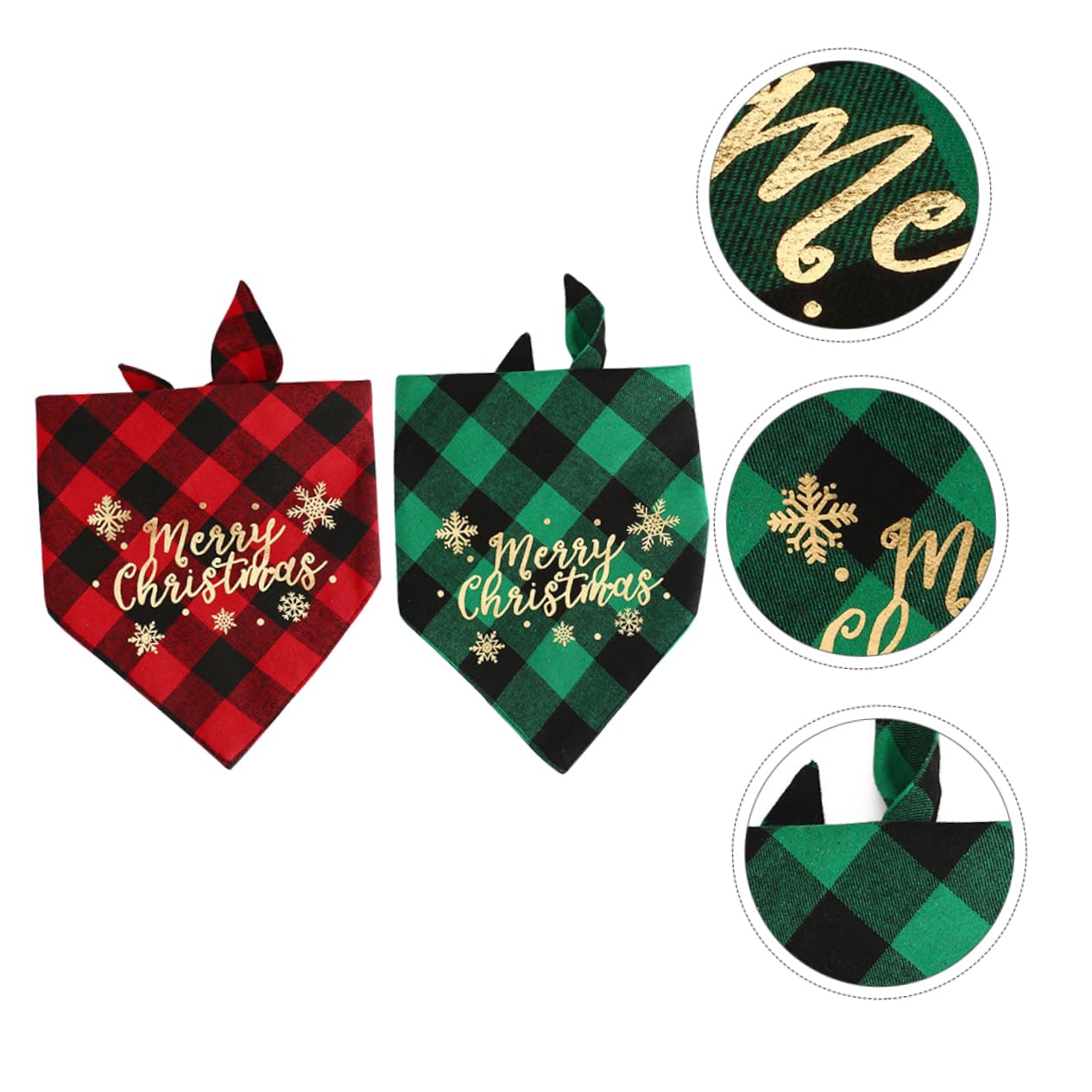 ABOOFAN 6pièces Bandanas De pour Chiens Écharpes Triangle Serviettes Saliva pour Animaux De Compagnie