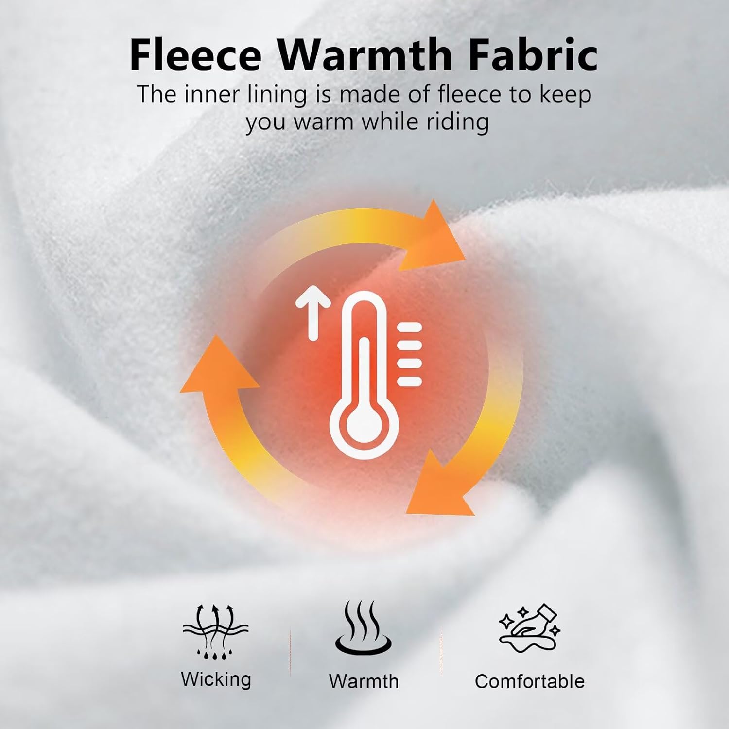 INBIKE Winter Cycling Jackets for Women with Pockets Windproof Thermal Fleece Bike Jerseys for Cold Weather Riding - Image 4